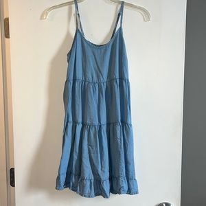 Blue jean-like summer dress